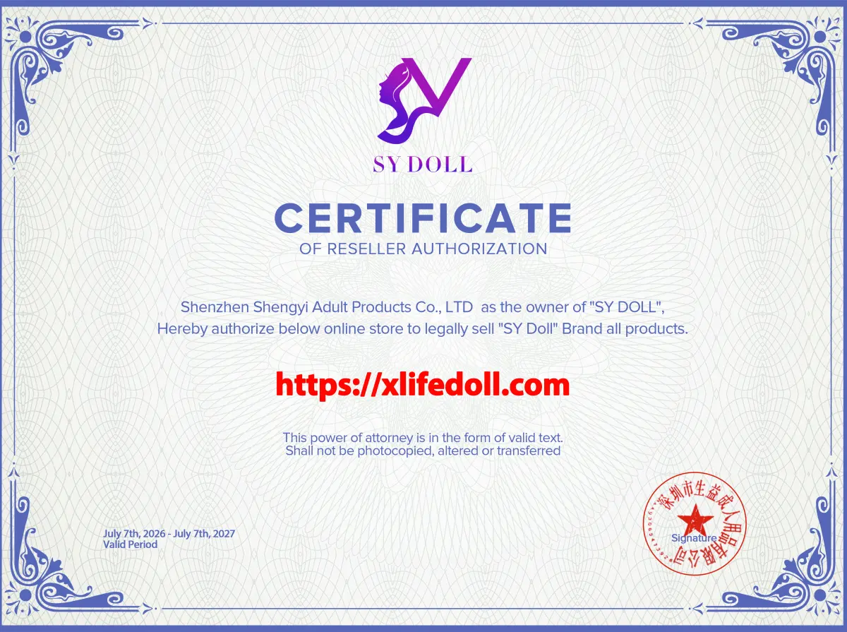 Manufacturing Partners 61 SY doll authorization letter