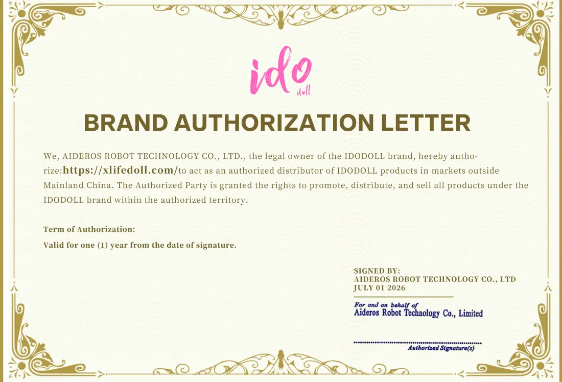 Manufacturing Partners 73 idodoll manufacturers sales authorization letter com 2026